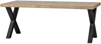 Esstisch Tablo - Mango Gräte - 180x90 cm - Alkmaar Legs
