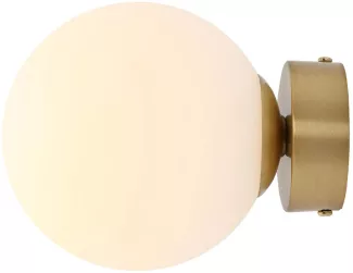 Wandleuchte LAMP BALL Messing 14 cm