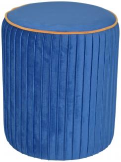 Sitzhocker/-pouf "Annabell" blau