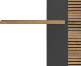 Wandpaneel Norris in grau und Eiche Evoke 111 x 91 cm