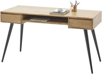 Schreibtisch >Svea< in Akazie aus Holz - 140x78x60cm (BxHxT)