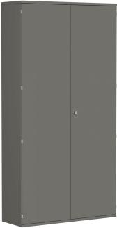Garderobenschrank mit ausziehbarem Garderobenhalter, 120x42x230cm, Graphit