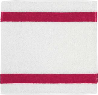 Feiler Handtücher Exclusiv mit Chenillebordüre | Seiftuch 30x30 cm | kirsch