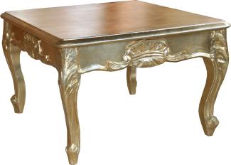 Casa Padrino Barock Beistelltisch Gold 60 x 60 cm - Couch Tisch - Wohnzimmer Tisch - Couchtisch - Limited Edition