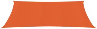 Sonnensegel 160 g/m² Orange 3,5x4,5 m HDPE