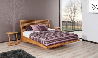 Massivholzbett Bett Schlafzimmerbett FRESNO Buche massiv 160x200 cm