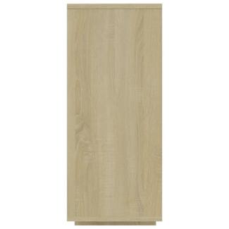 Sideboard Sonoma-Eiche 120x30x75 cm Holzwerkstoff