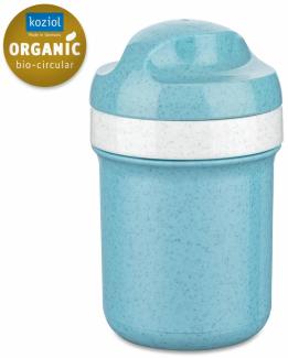 Koziol Trinkflasche Oase Mini, Kunststoff, Organic Frostie Blue, 200 ml, 4015706