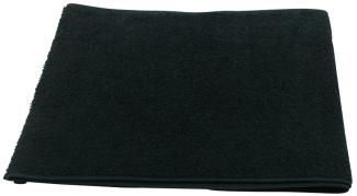 Sporthandtuch Fitness-Handtuch Baumwolle 30x145 cm schwarz