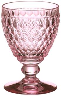 Villeroy & Boch Vorteilset 6 Stück Boston coloured Rotweinglas rose rosa 1173090024 und Geschenk + Spende