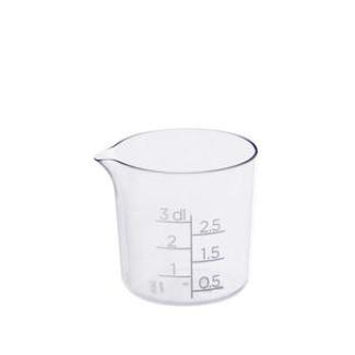 GastroMax Messbecher, 0,3 Liter, transparent Material: SAN, Maße: (B)100 x (T)100 x (H)80 mm (6405-90)