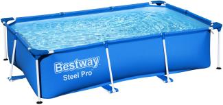 Bestway 'Steel Pro Frame Pool 259 x 170 x 61 cm' Swimmingpool rechteckig