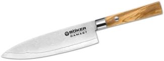 Böker 130439DAM DAMAST OLIVE Kochmesser Messer 15. 7cm