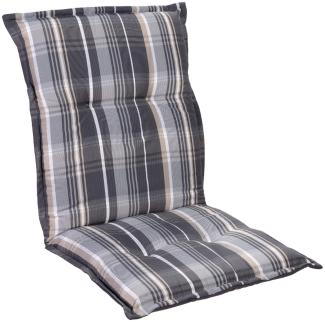 Prato Polsterauflage Sesselauflage Gartenstuhl PE 50x100x8cm Weiß / grau