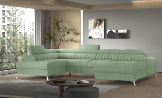 Wohnideebilder Lacante Grün Ecksofas & Eckcouches CO-LAC-LT-100PO