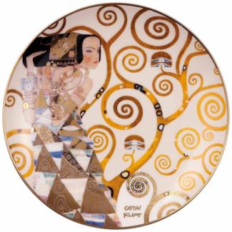Goebel Wandteller Gustav Klimt - Die Erwartung, Dekoteller, Artis Orbis, Fine Bone China, Bunt, 21 cm, 67071031