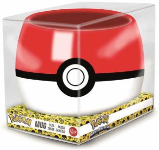 Tasse mit Box Pokémon Pokeball aus Keramik 360 ml