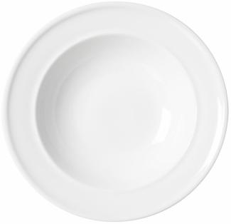 Ritzenhoff & Breker Suppenteller Simple, Suppen Teller, Speiseteller, Porzellan, Weiß, Ø 22 cm, 420814