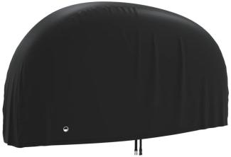 vidaXL Fahrradbox Fahrrad-Abdeckung Schwarz 200x70x110 cm 190T Oxford (1 St)