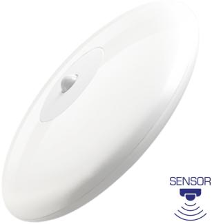 LED Deckenleuchte Ø26cm Sensor Bewegungsmelder Deckenlicht Bad rund 18W IP44 6500K