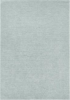 Kurzflor Teppich Supersoft Hellblau - 80x150x1cm