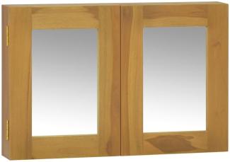 Spiegelschrank 60x10x40 cm Massivholz Teak