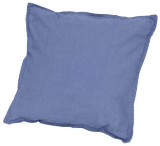 Traumhaft gut schlafen Stone-Washed-Bettwäsche aus 100% Baumwolle, in versch. Farben und Größen : 40 x 40 cm : Jeans