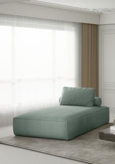 Chaiselongue Sezlong Liege CELES in Stoff Scala Saphire