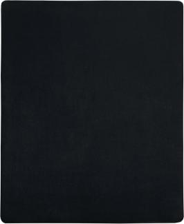 Spannbettlaken 2 Stk. Jersey Schwarz 180x200 cm Baumwolle