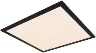 LED Deckenleuchte ALPHA Schwarz Panel eckig 45x45cm, 5cm ultra slim