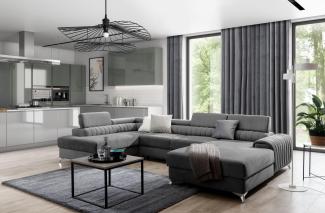 Wohnideebilder Lacante Dunkelgrau Ecksofas & Eckcouches CO-LAC-LT-05GO