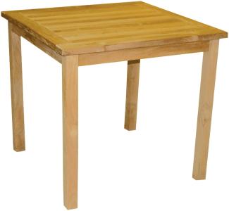 Premium Teak Tisch Gartentisch Esstisch 74 x 72cm