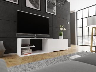 TV-Lowboard Clif, Farbe: Weiß