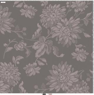 Fleuresse Lech Edelflanell Bettwäsche 200x220 Blumen silbergrau 604109-1