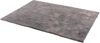 Teppich in Grau aus 100% Polyester - 180x120x2,5cm (LxBxH)
