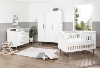 Pinolino Babyzimmer Set Kinderzimmer 'Nuri' breit groß 3-teilig