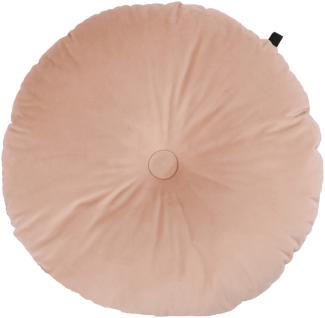 Overseas Enzo Round Samtkissen, Rose Dust, Durchmesser 55 cm