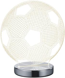 LED Tischleuchte BALL 3D Fußball Lichtfarbe einstellbar Höhe 22cm