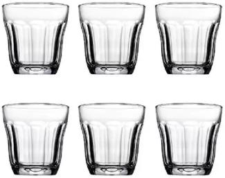 Pasabahce 6-Teilig Likörglas Likör Bardagi Glaskelche Cordial & Likör Extra Mini-Gläser 100ML Transparent