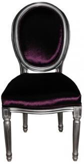 Casa Padrino Barock Esszimmer Stuhl Lila - Designer Stuhl - Luxus Qualität GH