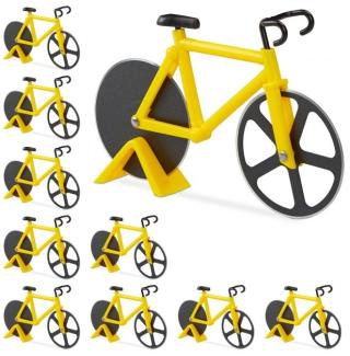 10 x Fahrrad Pizzaschneider gelb 10025814