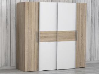 Kleiderschrank >Kaleb< in Sonoma-Eiche - 200.1x190.5x61.6cm (BxHxT)