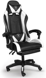 Gaming Stuhl Home Office Chair Racing Chefsessel Bürostuhl Sportsitz Büro Stuhl Schwarz/Weiß