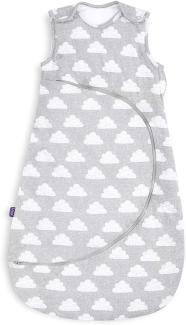 SnüzPouch Baby Schlafsack, 0. 5 Tog - "Cloud Nine" Design - Weiche 100% Baumwolle mit Reißverschluss für einfaches Windelwechseln - 0-6 Monate