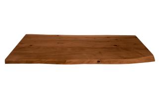 Tischplatte Baumkante Akazie Nuss 100 x 60 cm CURT 136820731