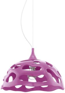 Pendelleuchte, Kunststoff purple, H 110 cm