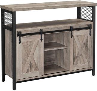 Küchenschrank, Sideboard mit Weinregal 100x33x80 cm