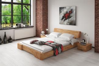 Massivholzbett Bett Schlafzimmerbett MESA Buche massiv 180x200 cm