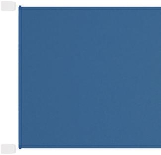 vidaXL Senkrechtmarkise Blau 140x1200 cm Oxford-Gewebe