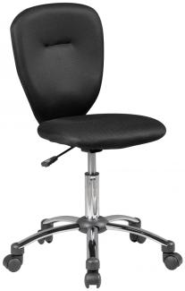 KADIMA DESIGN Kinder-Drehstuhl - ergonomisches und strapazierfähiges Sitzmöbel für optimales Lernen. Farbe: Schwarz